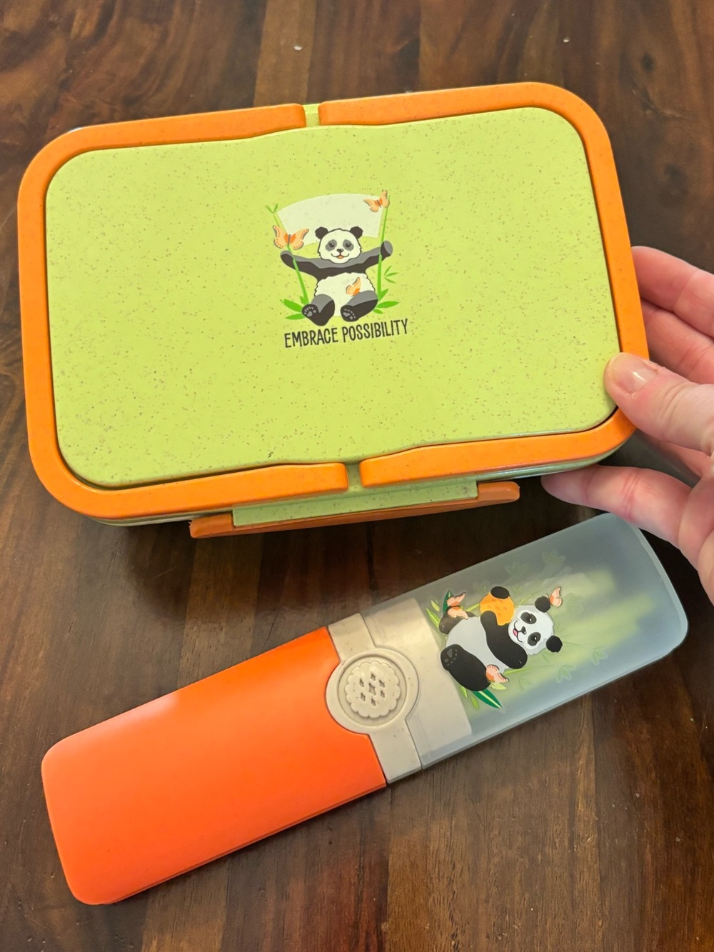 NWOT Bento Box & Utensil Set